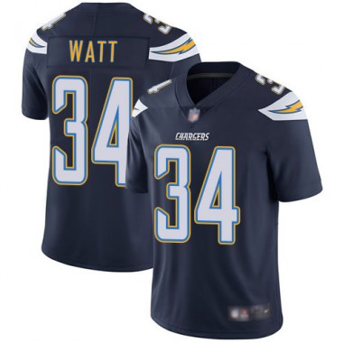 Los Angeles Chargers NFL Football Derek Watt Navy Blue Jersey Men Limited  #34 Home Vapor Untouchable
